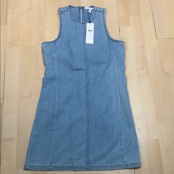NWT Calvin Klein Denim Sleeveless Dress - Picture 1 of 11